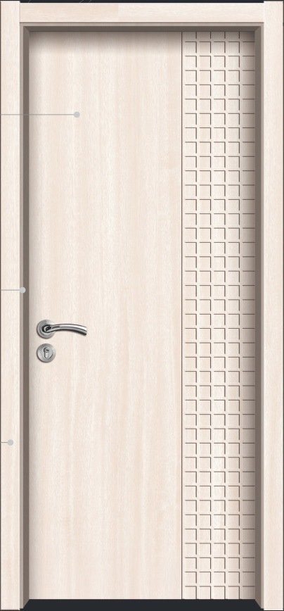 Embalaje plano laminado PVC del diseño moderno de la puerta
